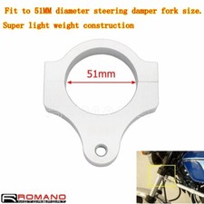 51MM Fork Tubes Frame Steering Dampers Bracket Mounting Clamps For Yamaha Suzuki