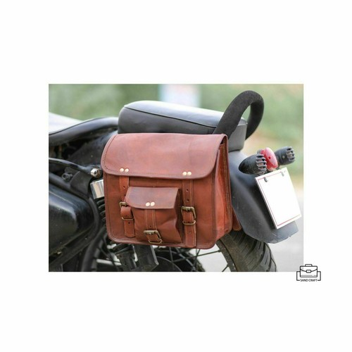 Motorcycle saddle bags - bags, retro