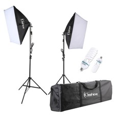 2x 135W Photo Studio Softbox Kit Continuous Lighting Video Light Soft Box Stand