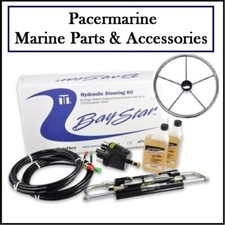 Baystar Teleflex Hydraulic Boat Steering System Kit Rated To 150hp With Wheel