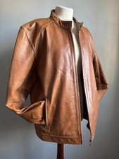 BEN SHERMAN leather JACKET 42