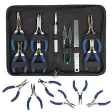 9pcs Jewellery Making Findings Beads Pliers Craft Tool Set Wire Cutters Kit Tool