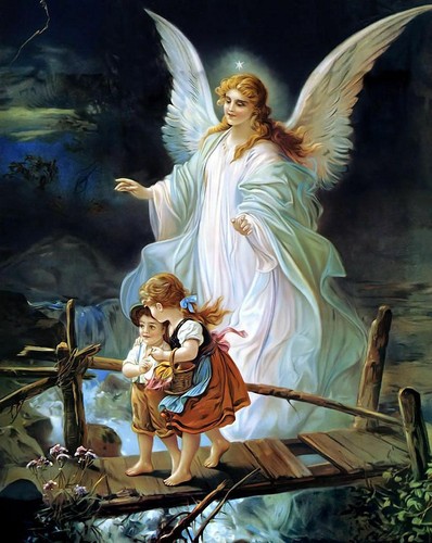 Jesus christ guardian angel - christ,