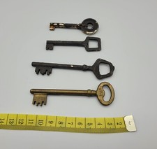 Antique Keys Set of 4 Very Old Antique Keys Lot 4