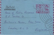 Oil: Aerogramme:  Oil