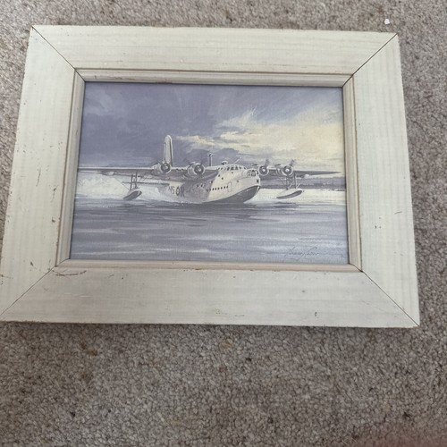 Framed print a short - a,