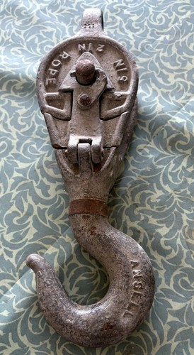 Vintage inch snatch block - 5,