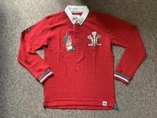Rhino Wales Rugby Shirt New Sizes M or XL Available Quality Vintage Style 80/90s
