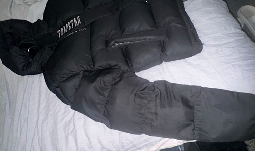 Trapstar men black hooded - trapstar,