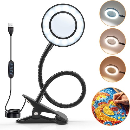 Magnifying glass with light - glass,