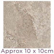 Brown Rectangle Porcelain Stone Effect Wall Floor Tile Matt Finish 650 x 450mm
