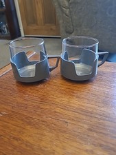 2 Vintage Grey J A J Pyrex