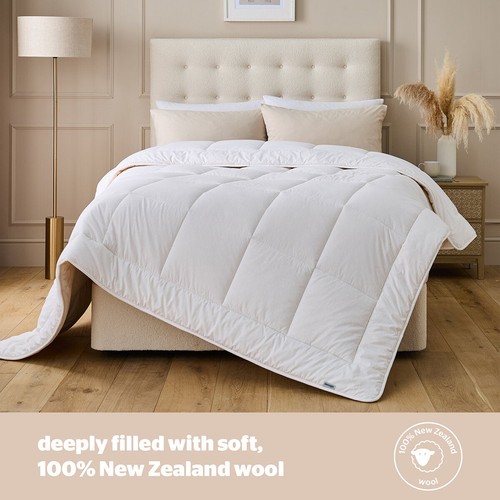 Silentnight natural wool - natural,