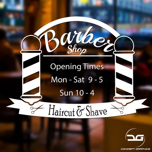 Barber shop opening times - shop,