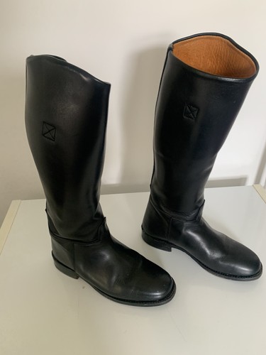 Leather riding boots size - riding,