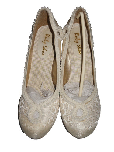 Ruby shoo cream ivory heels - cream/ivory,