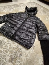 Black Feather Down 3/4 Sleeves