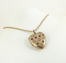 9ct Gold Plated Heart Locket &