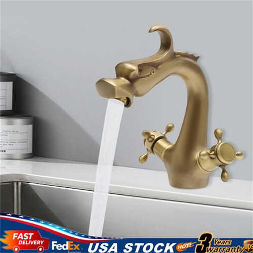 Antique kitchen sink faucet - kitchen,