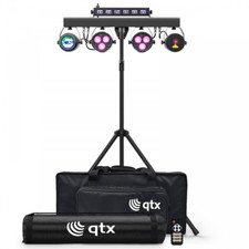 LED Party Bar Light UV Strobe Moon Disco Stage DJ T Lighting System with Cases