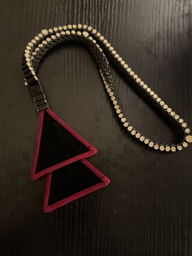Black and red bead lestovka - and,