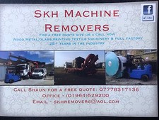 Machine removals professional high quality hiab and forklift, skating specialist