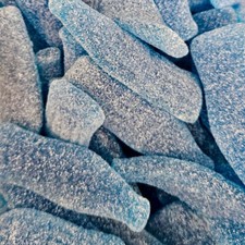 Giant Fizzy Blue Bottles Retro