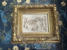 Full Relief Cherubs On A Solid