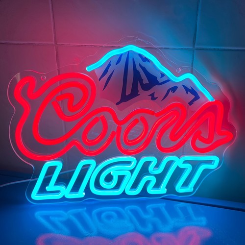 Coors light neon sign - coors,