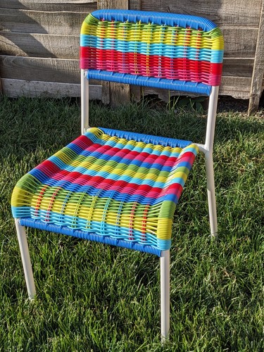 Fargglad ikea childs chair