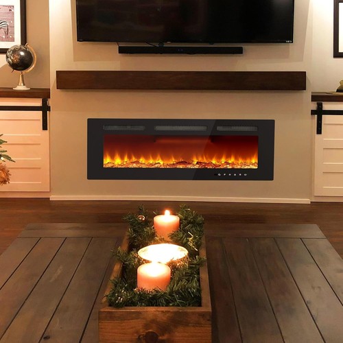 Wall mounted recessed - 72'', wall‑mounted