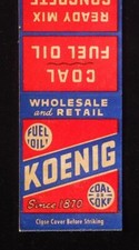 1940s Koenig Since 1870 Coal