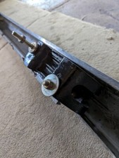 Mercedes 126 se, sel, sec generation 2 rear bumper with frame bar and brackets 