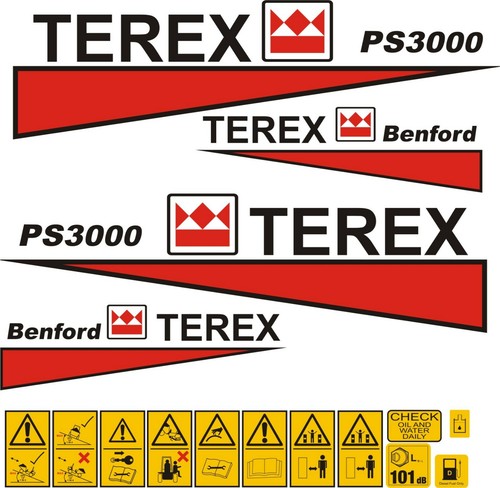 Terex benford ps3000 - terex, dumper