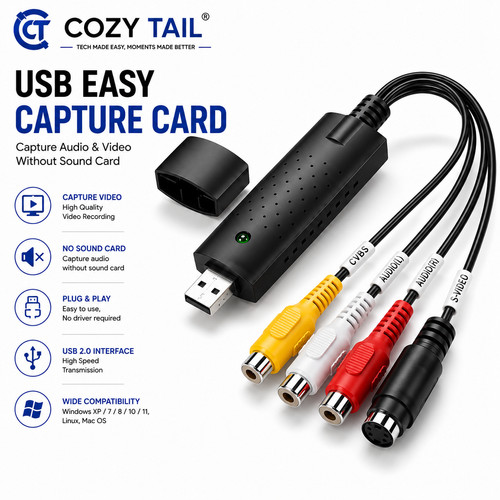 Usb video capture card easy - usb,