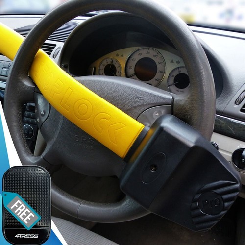 Car van steering wheel - van, lock