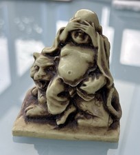 Vintage Resin Buddha Sitting