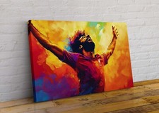 Liverpool Football Player Mo Salah Canvas Wall Art Poster Picture For Home Decor