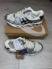 ASICS Gel Kayano 14 White and Black Men's Trainers Uk10.5
