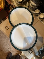 Denby Greenwich Dinner Plates X 2 Vgc 26cm Backstamp