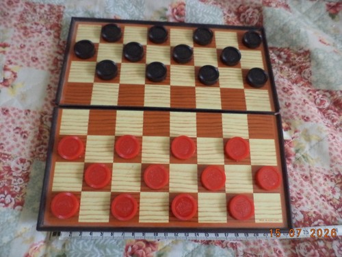 Magnetic draughts set