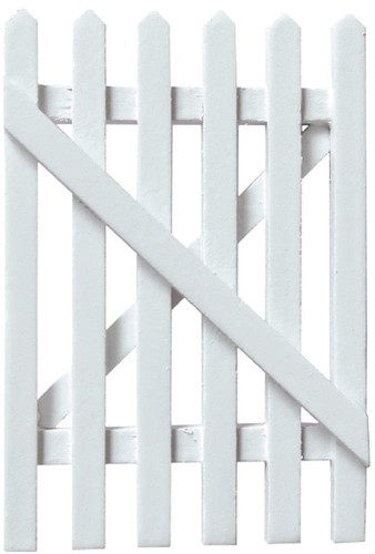 Dolls house white picket - dolls,