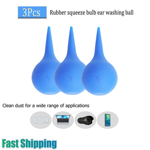 3pcs rubber squeeze bulb ear - rubber,