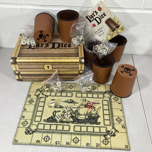 Liar dice game set classic - dice,