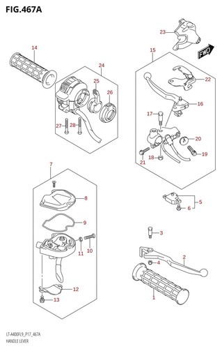 Suzuki genuine atv - suzuki, screw