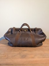 Leather Fold Out Duffel Bag /