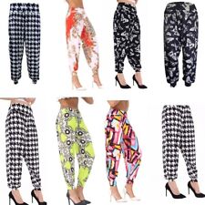 WOMENS LADIES ALI BABA HAREM FULL LENGTH BAGGY LEGGINGS TROUSERS PANTS SIZE 8-26