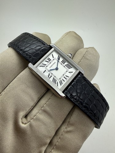Cartier tank solo steel small - cartier,