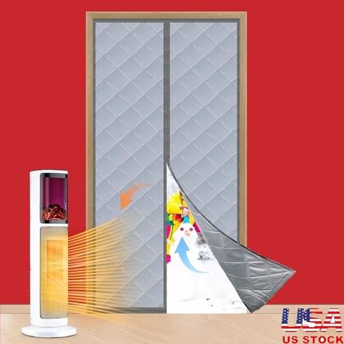 Magnetic cotton door curtain - door,