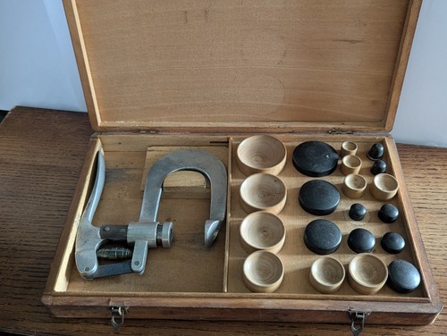 Crystal press set wood - crystal, set,